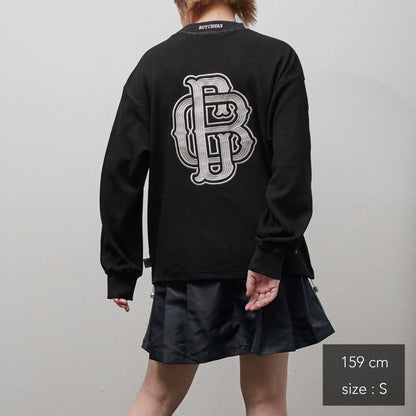 All Embroidery Waffle Mock(women)