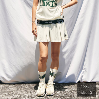 LOGO Elastic Band Pleats SK