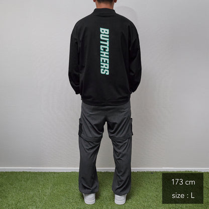 Sleeve Print Long/S Mock