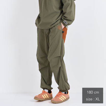 Stretch Nylon shirring Easy Pants