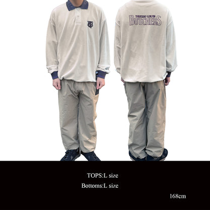 Melange Double Face Line Polo