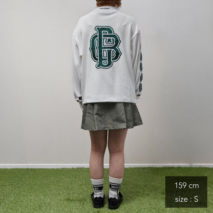 All Embroidery Waffle Mock(women)