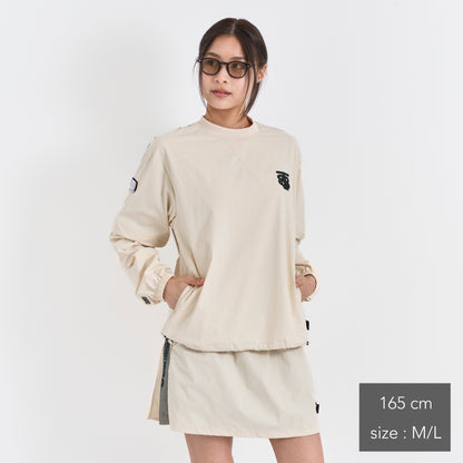Stretch Nylon 2way Mesh Yoke Piste (woman)