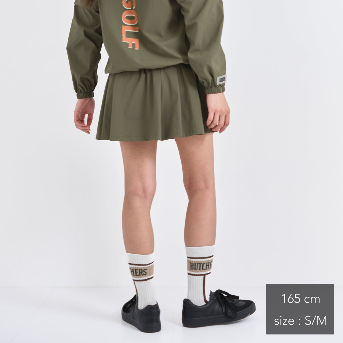 Stretch Back Pleats S/Mesh SK