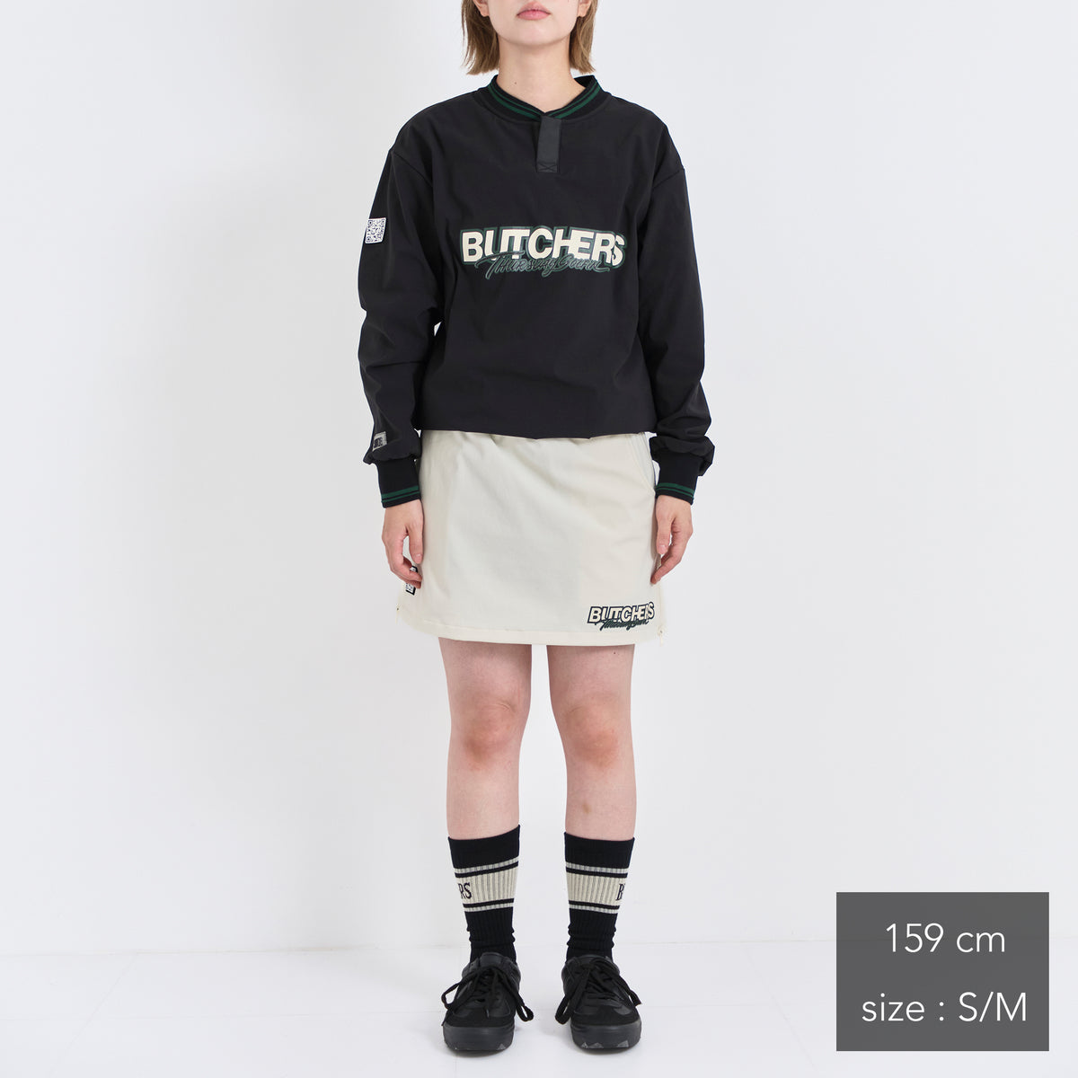 4Way Stretch D/face Side Zip SK