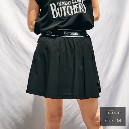 LOGO Elastic Band Pleats SK