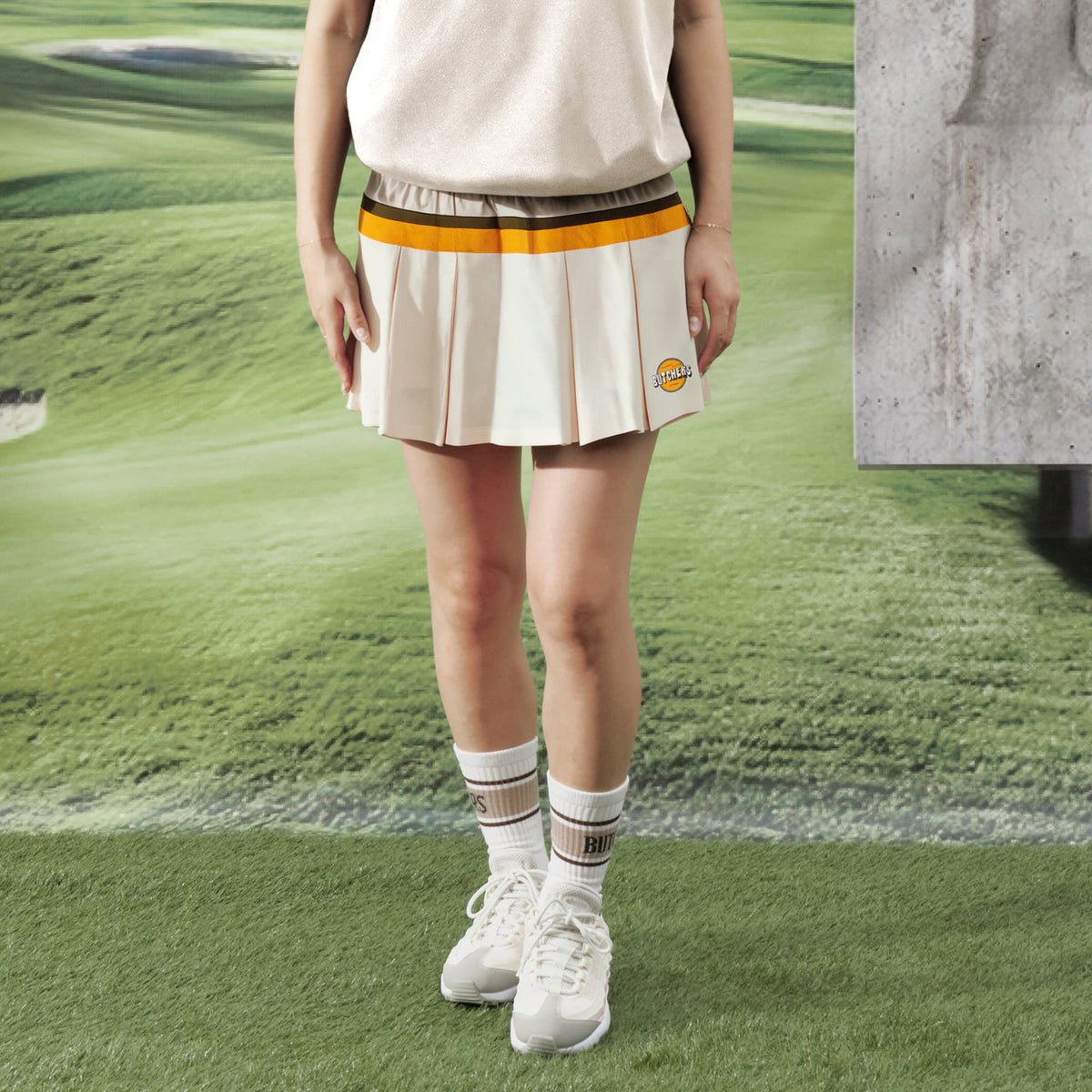 Breathable Jersey Flare Pleats SK