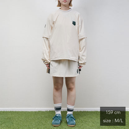 Stretch Nylon 2way Mesh Yoke Piste (woman)