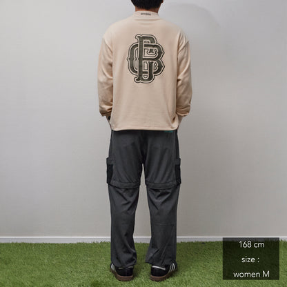 All Embroidery Waffle Mock(women)