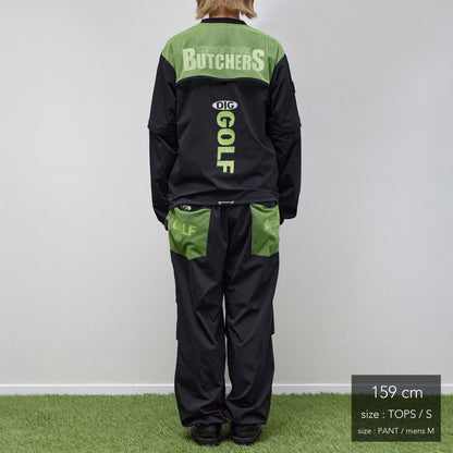 Stretch Nylon 2way Mesh Yoke Piste (woman)
