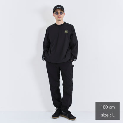 Stretch Nylon 2way Mesh Yoke Piste