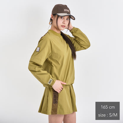 Stretch Nylon 2way Mesh Yoke Piste (woman)